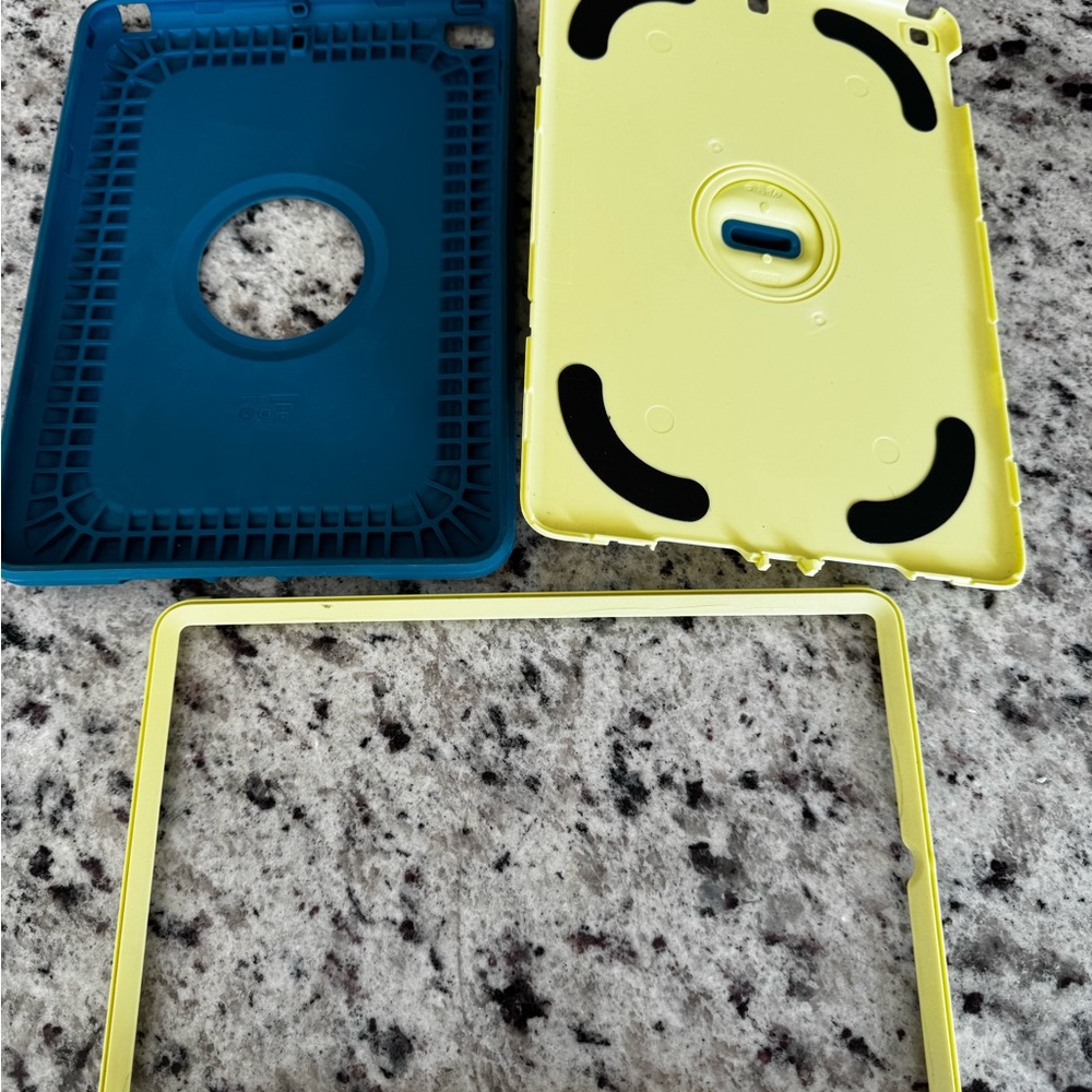 Blue and Yellow Tablet Protective Case